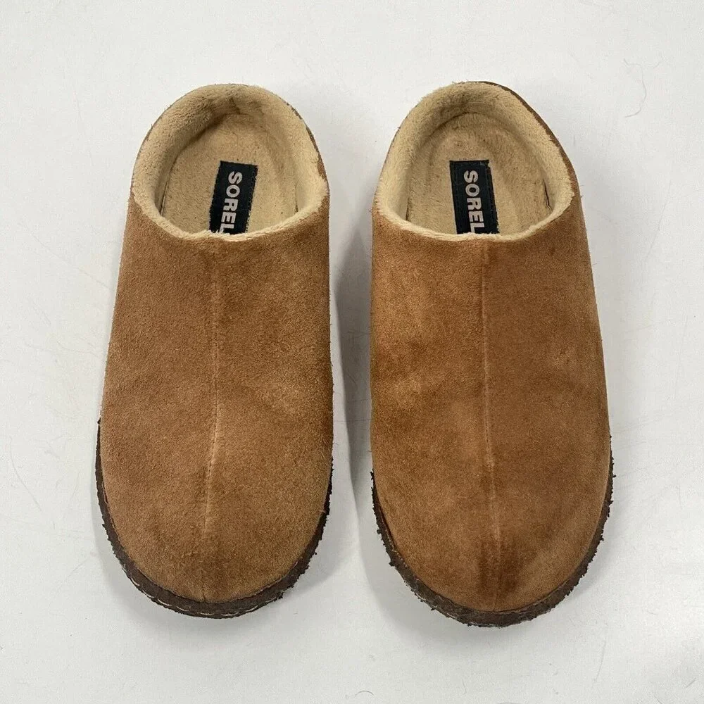 Sorel Suede Slippers Youth Size 5
